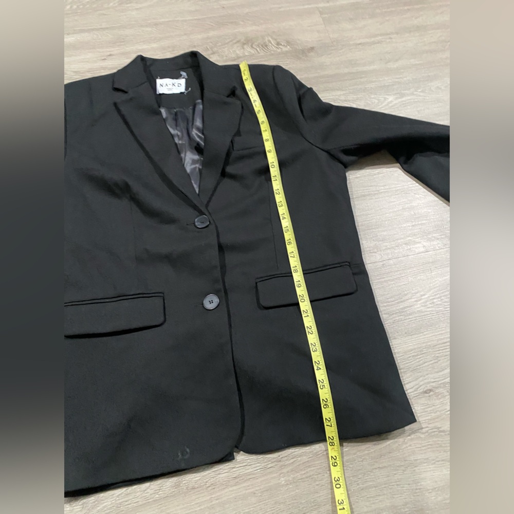 Na-kd Boyfriend Oversized Black Women's Blazer - Picture 6 of 7